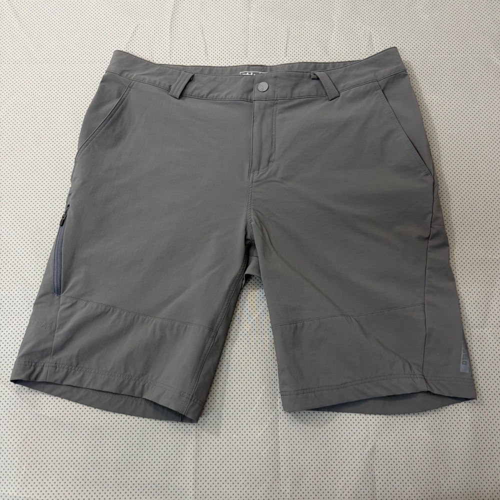 Stio Rivet Shorts Mens 36 Gray Hiking Outdoor Stretch Technical Activewear